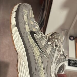 Nike Light Gray and Cream Sneakers $160